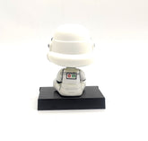 Small Figures Shacking Head&Mobile Holder - Star War White